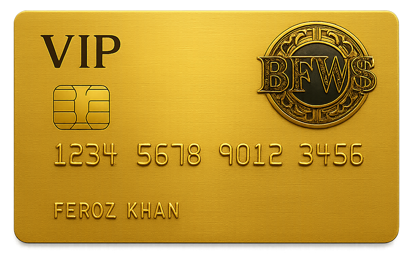 Sample VIP Card